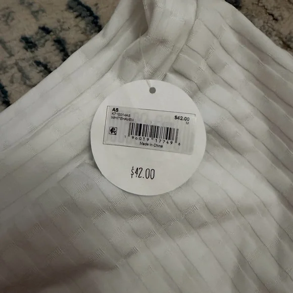 Altar'd State White Ribbed Bikini Brief - Picture 2 of 4